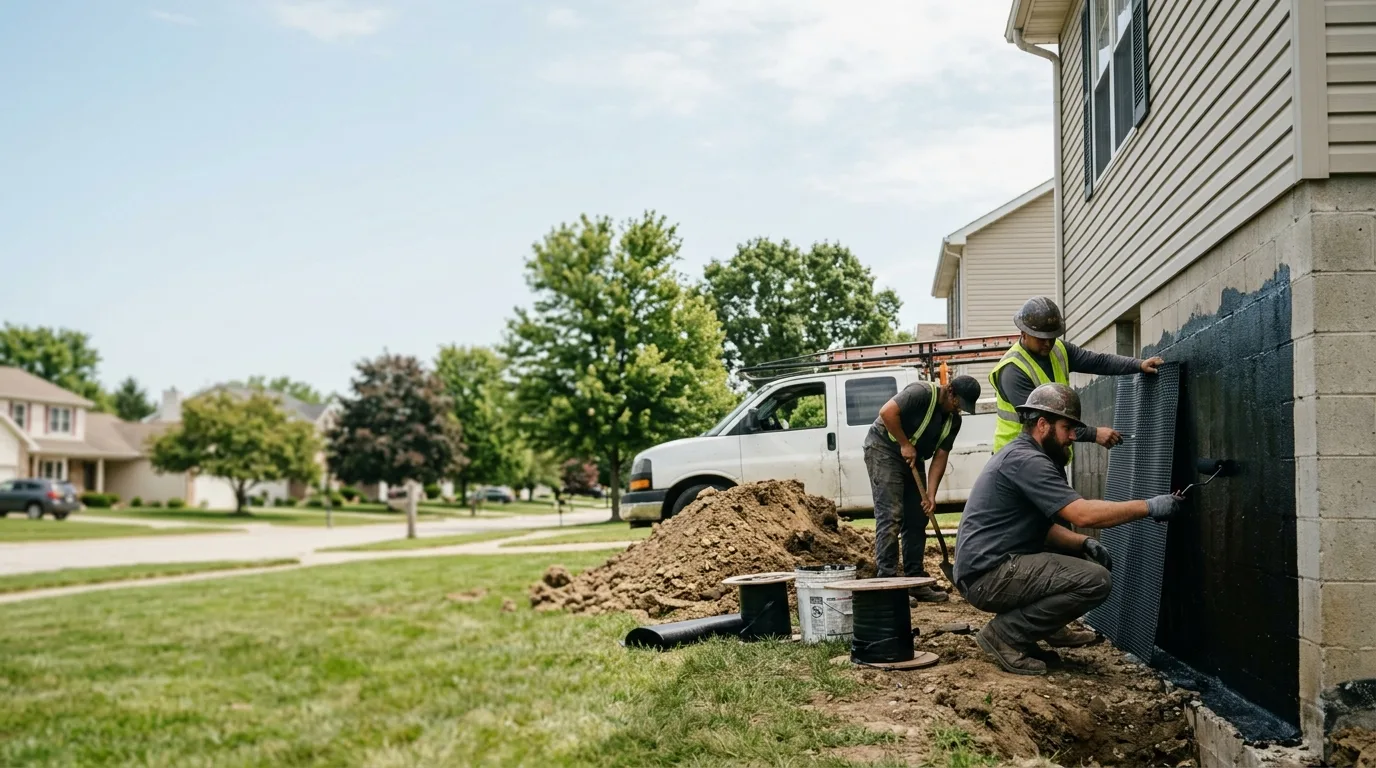Basement Waterproofing in Martinsville, IL near me